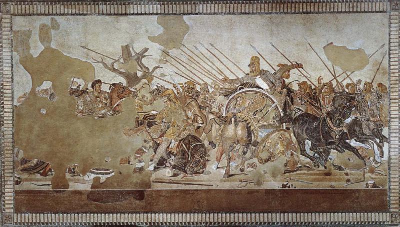 Battle of issus, unknow artist